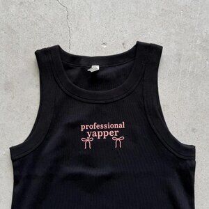 Professional Yapper | Gift for Her| Tank top | tank yap womens gift